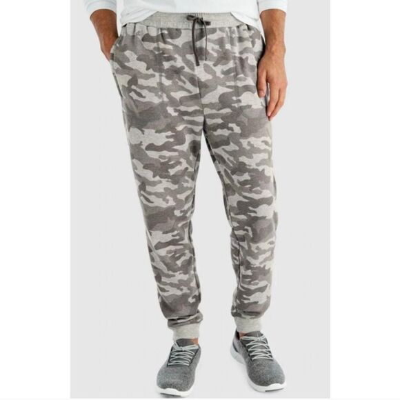 NEW JOHNNIE-O men's trainer camo jogger in gray - Picture 1 of 10